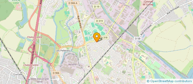 localisation de l'entreprise MENU TRAVAUX à CHALON-SUR-SAONE