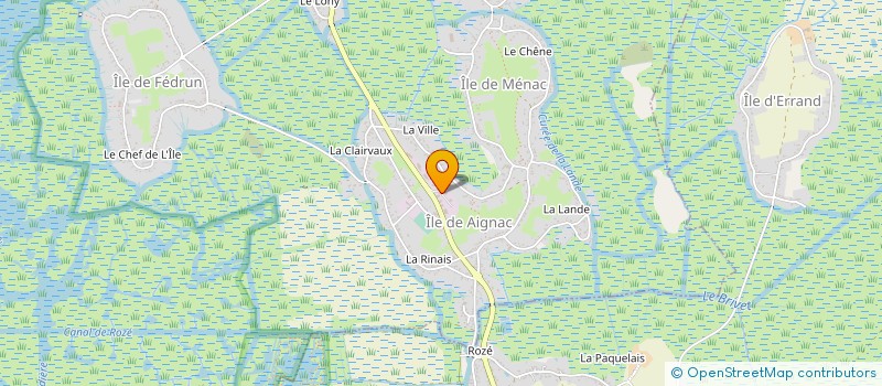 localisation de l'entreprise MENUET COUVERTURE à SAINT-JOACHIM
