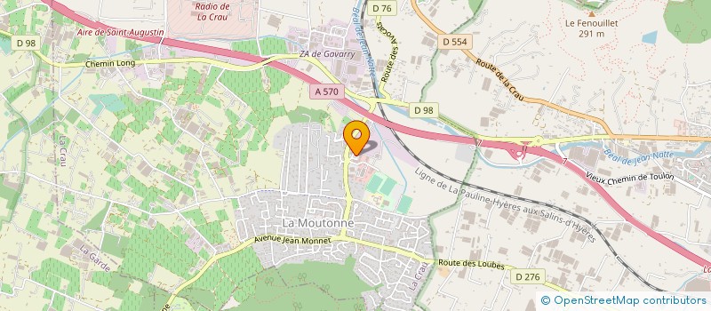 localisation de l'entreprise MENUI CONCEPT  LA CRAU