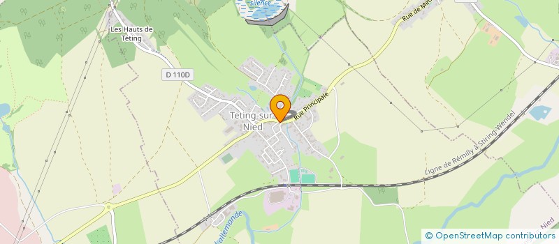 localisation de l'entreprise MENUI'HOME  TETING-SUR-NIED