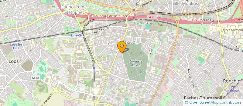 localisation de l'entreprise MENUI-SERVICES à LILLE