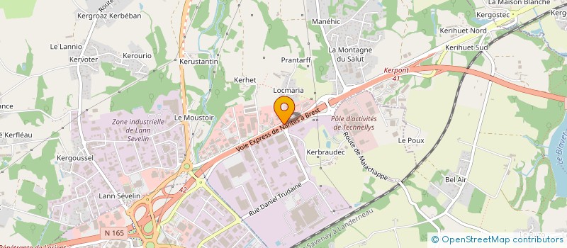 localisation de l'entreprise MENUICONCEPT à CAUDAN