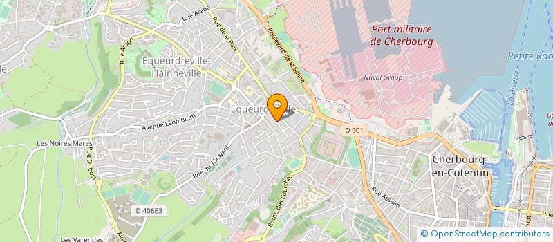 localisation de l'entreprise MENUIM'SUR  CHERBOURG-EN-COTENTIN