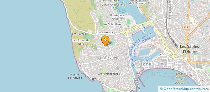 localisation de l'entreprise MENUIPOSE à LES SABLES D'OLONNE