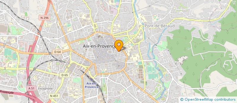 localisation de l'entreprise MENUIRAMA SA à AIX-EN-PROVENCE