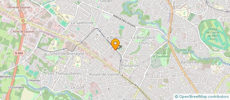 localisation de l'entreprise MENUIRES 1084 BAIL  NANTES