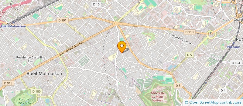 localisation de l'entreprise MENUIS- AL à NANTERRE
