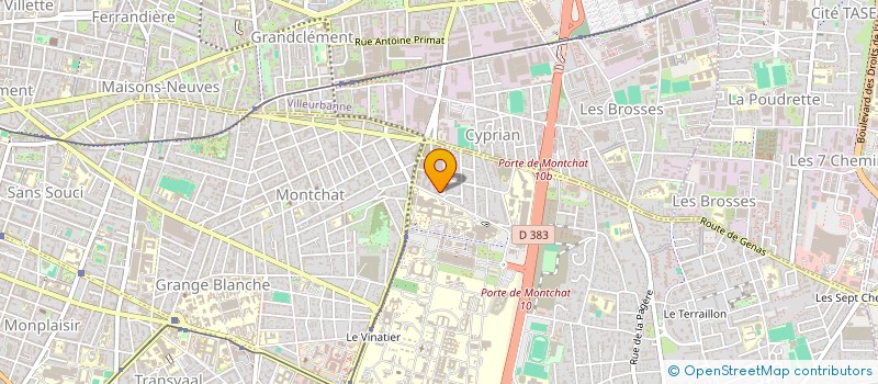 localisation de l'entreprise MENUIS AVENIR à BRON