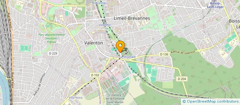 localisation de l'entreprise MENUIS EBENIST CHARPEN AGENCEM  LIMEIL-BREVANNES