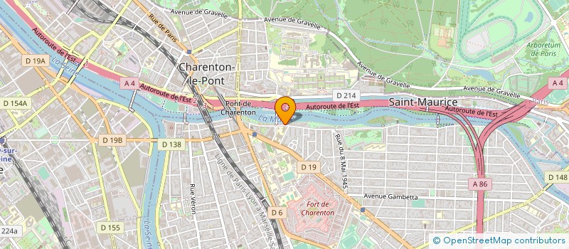 localisation de l'entreprise MENUIS EBENIST DUMONT DUBOIS à MAISONS-ALFORT