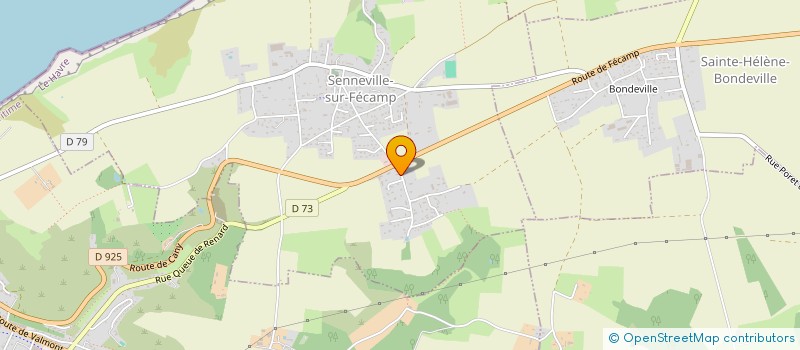 localisation de l'entreprise MENUISEMENT  SENNEVILLE-SUR-FECAMP