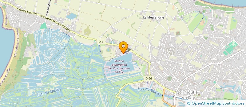 localisation de l'entreprise MENUISER'ILE à NOIRMOUTIER-EN-L'ILE