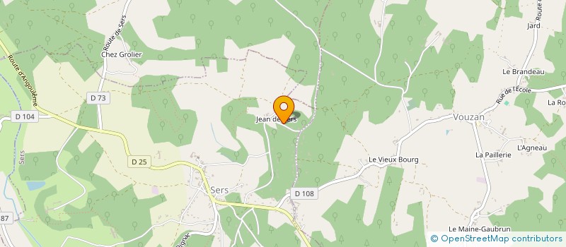 localisation de l'entreprise MENUISERIE 16 à SERS