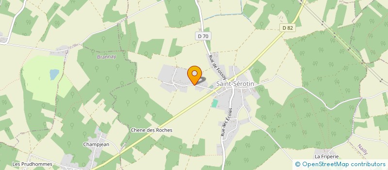 localisation de l'entreprise MENUISERIE 3JF  SAINT-SEROTIN