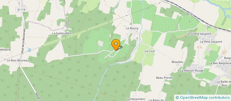 localisation de l'entreprise MENUISERIE ACIER BOIS 37  CHEILLE