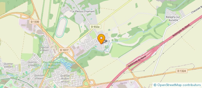 localisation de l'entreprise MENUISERIE ADAPTEE à CHAMANT