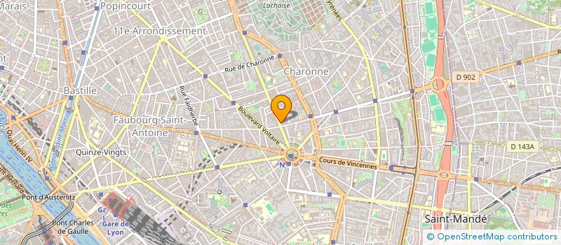 localisation de l'entreprise MENUISERIE AGENCEMENT DECORATION  PARIS