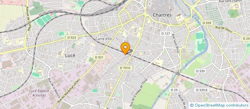 localisation de l'entreprise MENUISERIE AGENCEMENT PLANCHE à LUCE
