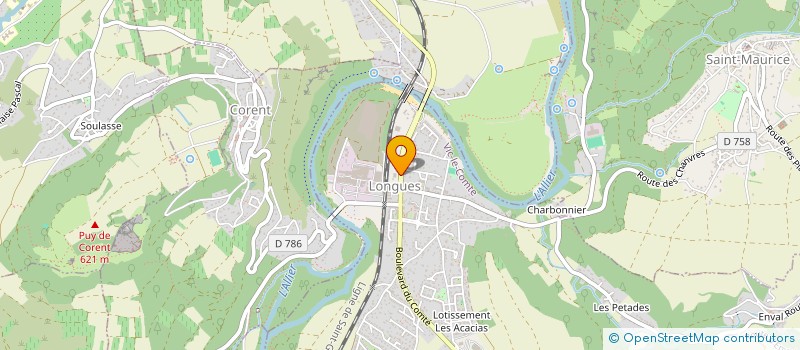 localisation de l'entreprise MENUISERIE AGENCEMENT TERRASSEMENT à VIC-LE-COMTE