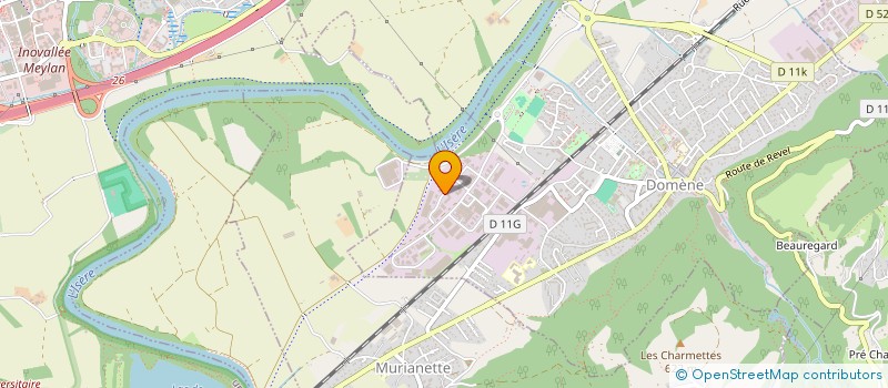 localisation de l'entreprise MENUISERIE ALFA . S  DOMENE