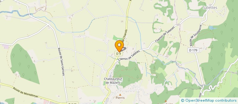 localisation de l'entreprise MENUISERIE ALLIANCE  SAINT-GERVAIS-SUR-ROUBION