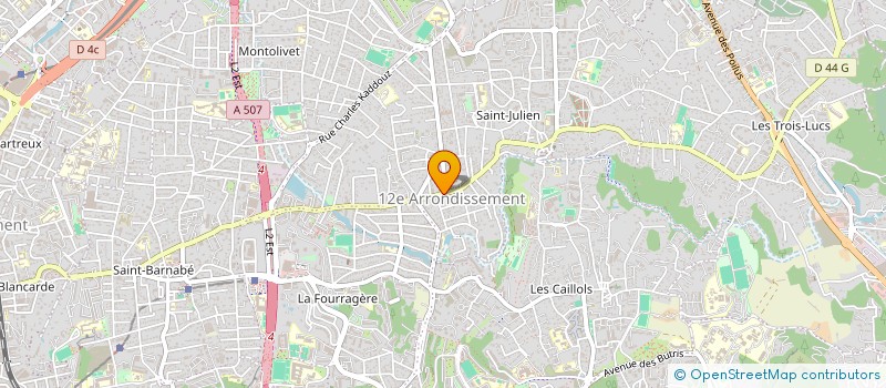 localisation de l'entreprise MENUISERIE ALU SECURITE à MARSEILLE