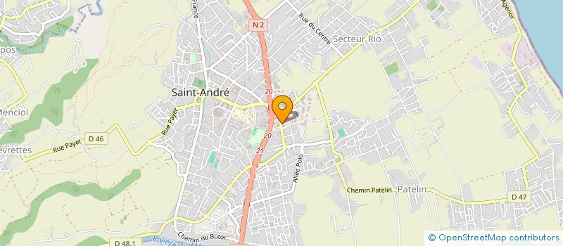 localisation de l'entreprise MENUISERIE ALUMINIUM ISAMBERT à SAINT-ANDRE