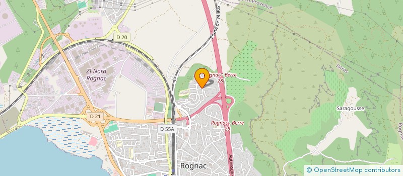 localisation de l'entreprise MENUISERIE ALUMINIUM MEDITERRANNEE  ROGNAC