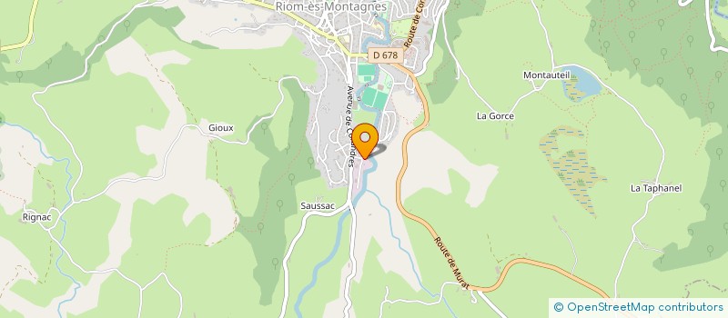 localisation de l'entreprise MENUISERIE ANTIGNAC à RIOM-ES-MONTAGNES
