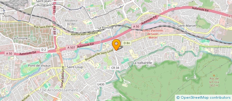 localisation de l'entreprise MENUISERIE ANTOINE à MARSEILLE
