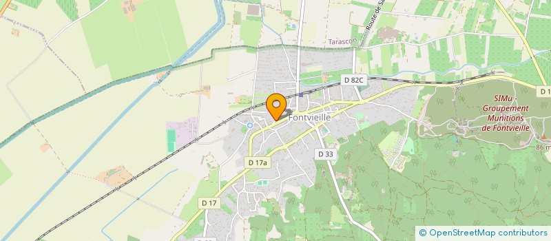 localisation de l'entreprise MENUISERIE ARLESIENNE BIOCONSTRUCTION  FONTVIEILLE