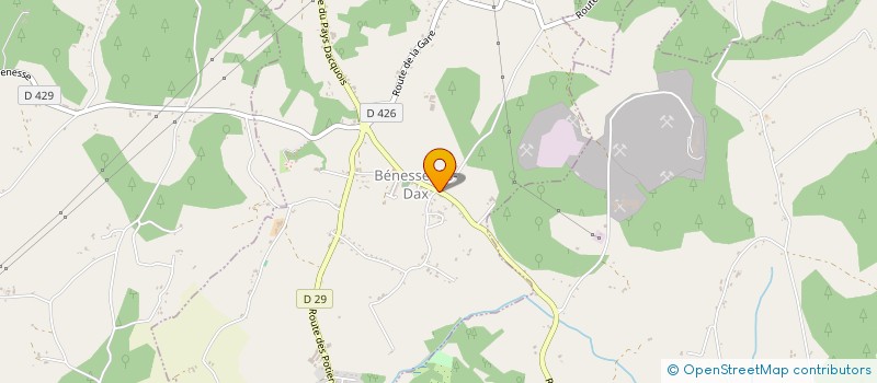 localisation de l'entreprise MENUISERIE ASTRAEA  BENESSE-LES-DAX