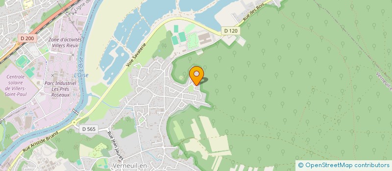 localisation de l'entreprise MENUISERIE ATINOE  VERNEUIL-EN-HALATTE