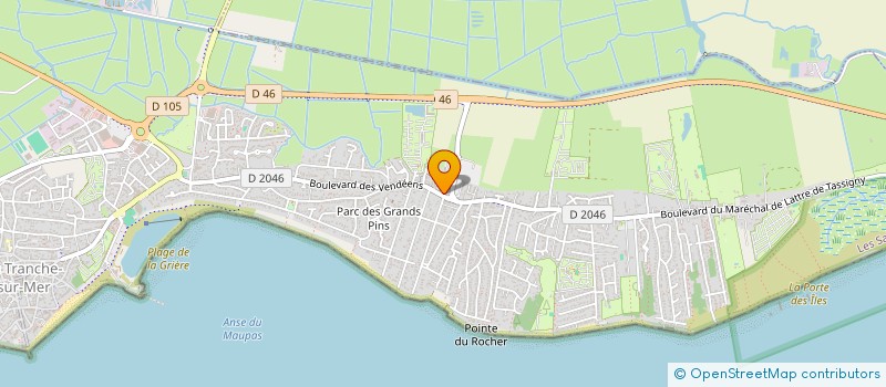 localisation de l'entreprise MENUISERIE ATLANTIQUE PLAST ALU 85  LA TRANCHE-SUR-MER