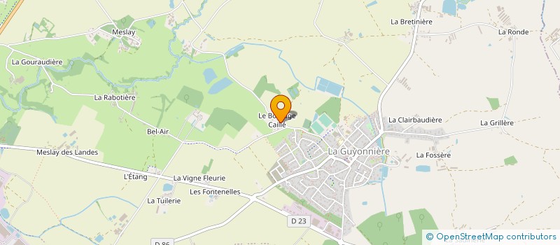 localisation de l'entreprise MENUISERIE AUDUREAU à MONTAIGU-VENDEE