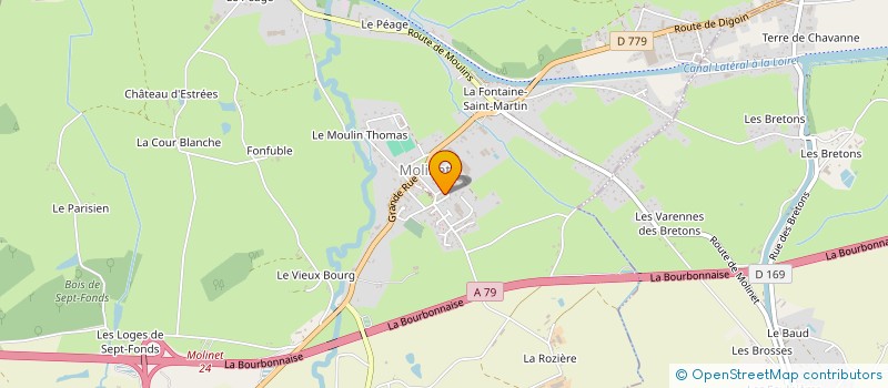 localisation de l'entreprise MENUISERIE BAILLY à MOLINET