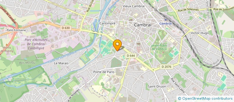 localisation de l'entreprise MENUISERIE BATIMENT AGENCEMENT  CAMBRAI