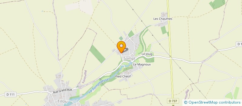 localisation de l'entreprise MENUISERIE BENJAMIN VOIX  FONTIVILLIE