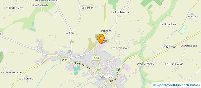 localisation de l'entreprise MENUISERIE BENOIT MARAIS à CHEMILLE-EN-ANJOU