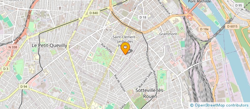 localisation de l'entreprise MENUISERIE BERNARD à ROUEN