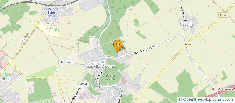 localisation de l'entreprise MENUISERIE BERVAS à GASVILLE-OISEME