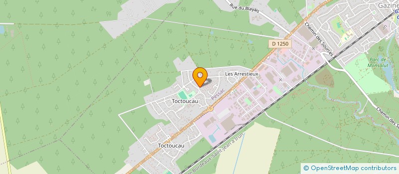 localisation de l'entreprise MENUISERIE BETIN GUILLAUME à PESSAC