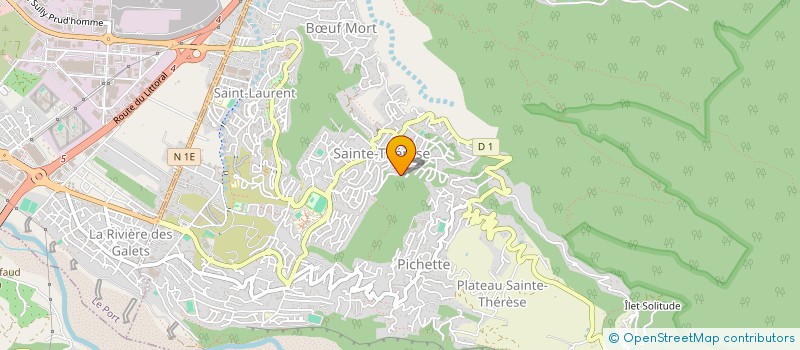 localisation de l'entreprise MENUISERIE BOIS ALU  SAINT-DENIS