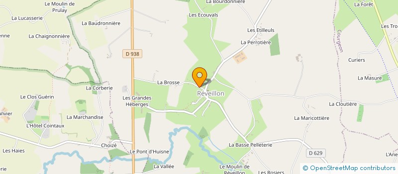 localisation de l'entreprise MENUISERIE BOIS ET PATRIMOINE à REVEILLON