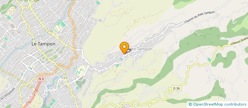 localisation de l'entreprise MENUISERIE BOIS ROBERT  LE TAMPON