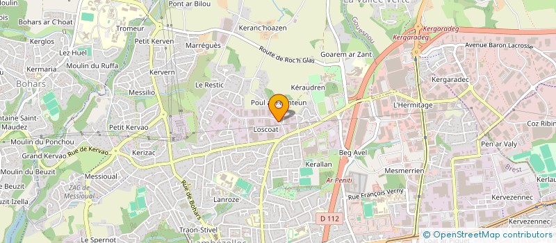 localisation de l'entreprise MENUISERIE BRETONNE à BREST