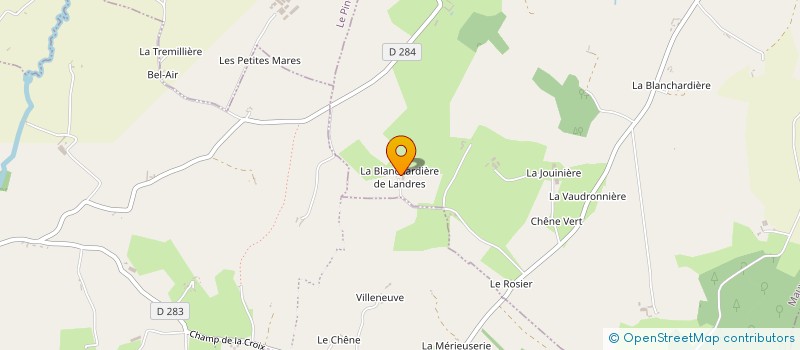 localisation de l'entreprise MENUISERIE BROU à VILLIERS-SOUS-MORTAGNE