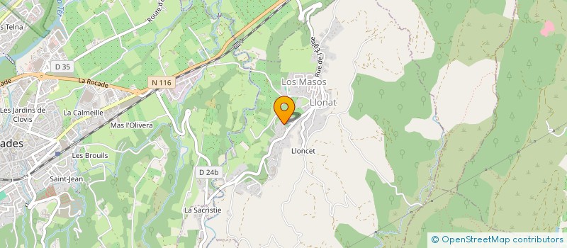 localisation de l'entreprise MENUISERIE BRUHIER JEREMY  LOS MASOS