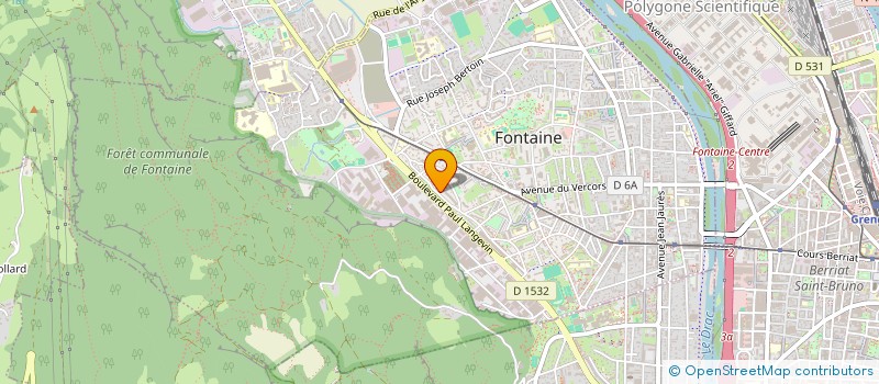 localisation de l'entreprise MENUISERIE BRUN  VILLARD-DE-LANS