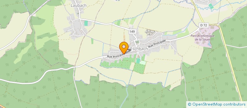 localisation de l'entreprise MENUISERIE BUCHERT SEBASTIEN  ESCHBACH